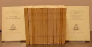 GIRAUDOUX (Jean) Théâtre complet. Neuchâtel, Ides et Calendes, 1945-1953.