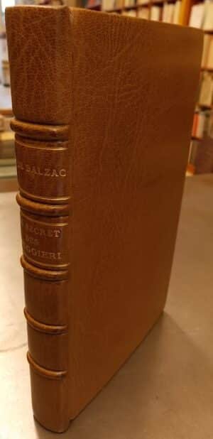 BALZAC (Honoré de) Le secret des Ruggieri. Etudes philosophiques tome XIII. Paris, Librairie de Werdet, 1836.