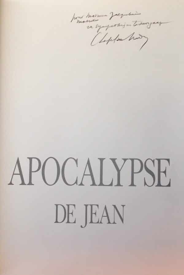 CHAPELAIN MIDY (ill.) L'Apocalypse de Jean. Bièvres-en-Essonne, Pierre de Tartas, 1982. – Image 3