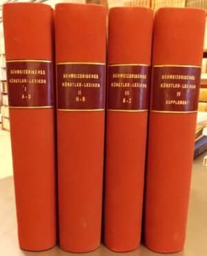 BRUN (Carl) Schweizerisches Künstler-Lexikon. Dictionnaire des artistes suisses. Frauenfeld, Huber & Co, 1905-1917.