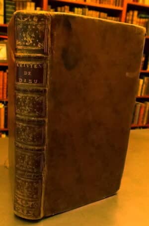 FENELON (François de Salignac de la Motte) Oeuvres philosophiques. Première partie: Démonstration de l'existence de Dieu, tirée de l'art de la nature. Seconde partie: Démonstration de l'existence de Dieu, et de ses attributs, tirée des preuves purement intellectuelles et de l'idée de l'infini même. Nouvelle édition. Paris, chez les Frères Estienne, 1775.