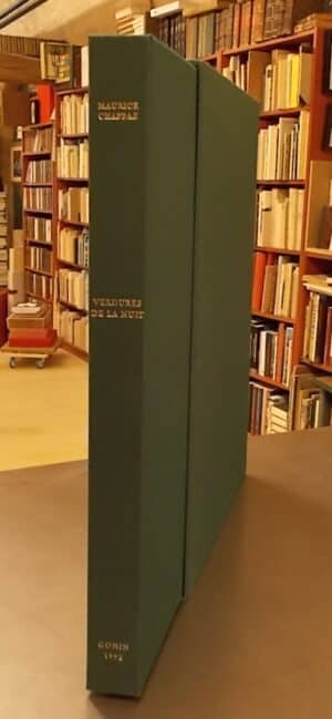 PALEZIEUX (Gérard de)  - CHAPPAZ (Maurice) Verdures de la nuit. Lausanne, Pierre Gonin, 1992.