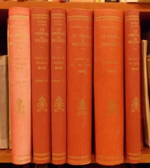 QUARTIER-LA-TENTE (Edouard) Le canton de Neuchâtel. Revue historique et monographique des communes du canton. District de Neuchâtel (3 volumes). District de Boudry (1 volume). District du Val-de-Travers (1 volumes). District du Val-de-Ruz (1 volume). Neuchâtel, Attinger Frères, 1897-1903.