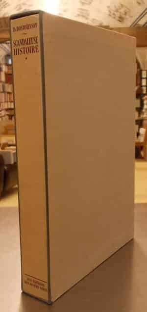 DOSTOÏEVSKY (Th. M.) Scandaleuse histoire. Paris, Les Editions des Quatre Vents, 1945.