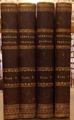 COLLECTIF Paris - Londres. Keepsake français 1837 - 1941. Nouvelles inédites. Paris, Delloye, Desmé et Cie, 1837-1841.