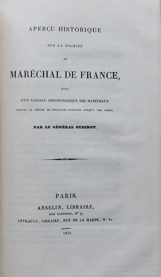 OUDINOT (Nicolas Charles, Général) de l'Italie et de ses forces militaires. Paris, Anselin - Levrault, 1835. – Image 8