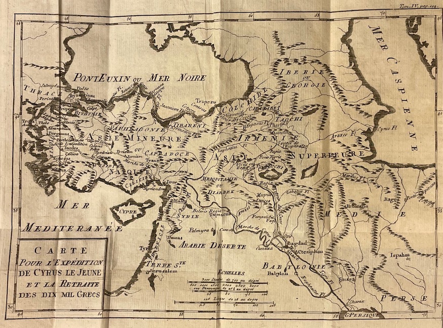 ROLLIN (Charles) Histoire ancienne des Egyptiens, des Carthaginois, des Assyriens, des Babyloniens, des Mèdes et des Perses, des Macédoniens, des Grecs. Paris, Chez les Frères Estienne, 1777. – Image 3