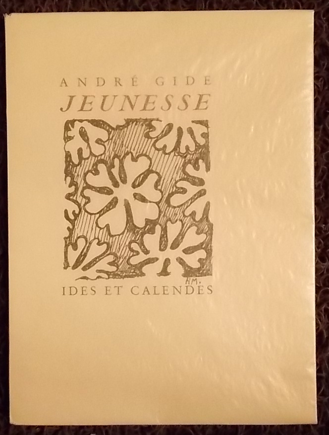 GIDE (André) Jeunesse. Neuchâtel et Paris, Ides et Calendes (coll. "Fleuron"), 1945.