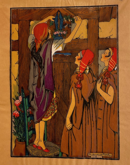 LAMARTINE (Alphonse de) Graziella, suivi du Tailleur de pierres de Saint-Point. Paris, Nilsson (coll. "Lotus"), sans date. – Image 5