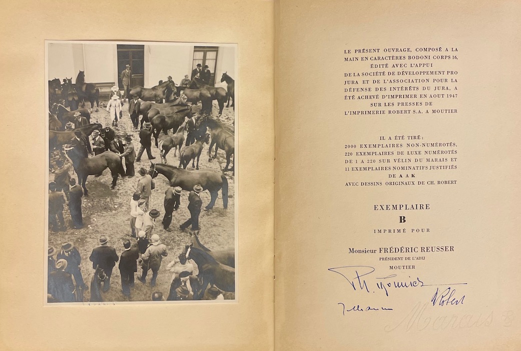 MONNIER (Philippe) La foire de Chaindon. Moutier, A l'Enseigne du Moustier, 1947. – Image 3