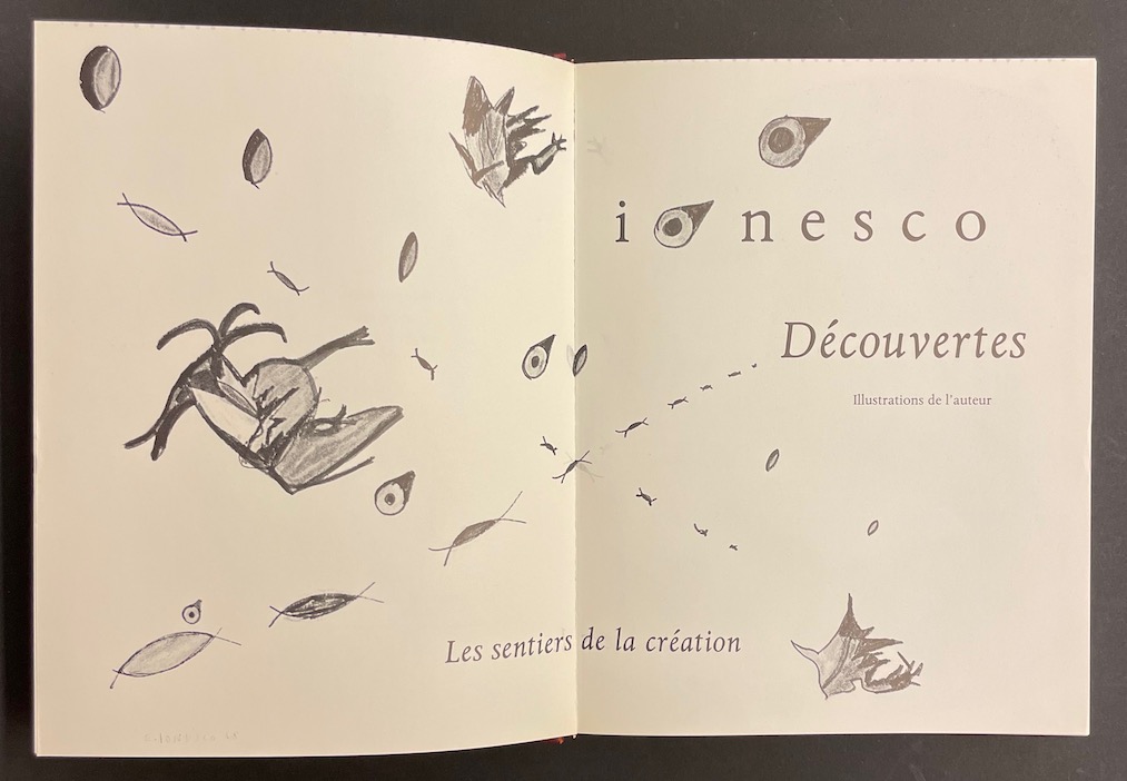 IONESCO (Eugène) Découvertes. Genève, Skira (coll. "Les sentiers de la création"), 1969. – Image 2