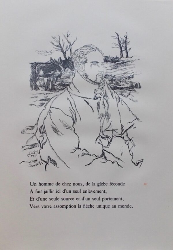 PEGUY (Charles) Présentation de la Beauce à Notre-Dame de Chartres. Paris, Gallimard - NRF, 1946. – Image 2