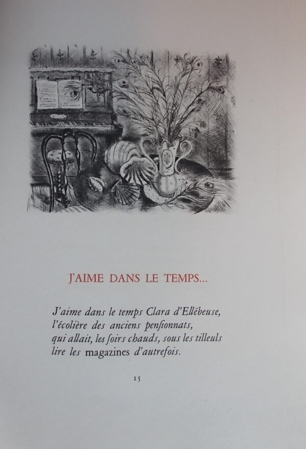 [CIRY] - JAMMES (Francis) Poèmes. Paris, Les Bibliophiles Franco-Suisses, 1945. – Image 3