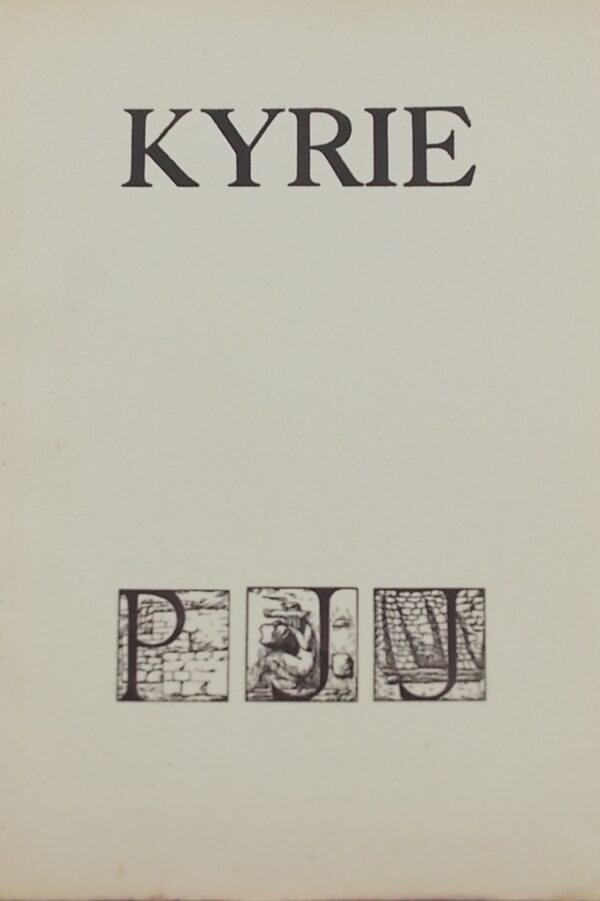 JOUVE (Pierre Jean) Kyrie, Paris, GLM, 1938.
