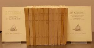 GIRAUDOUX (Jean) Théâtre complet. Neuchâtel, Ides et Calendes, 1945-1953.
