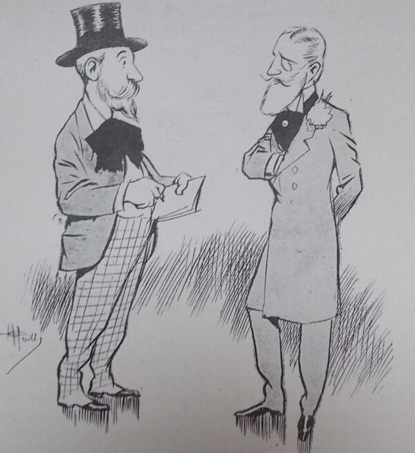 WILLY (Henry Gauthier-Villars, dit) A manger du foin. Souvenirs d'il y a vingt-cinq ans. Commentés par Willy. Illustrés par Albert Guillaume. Paris, Les Editions Henry-Parville, sans date. – Image 3