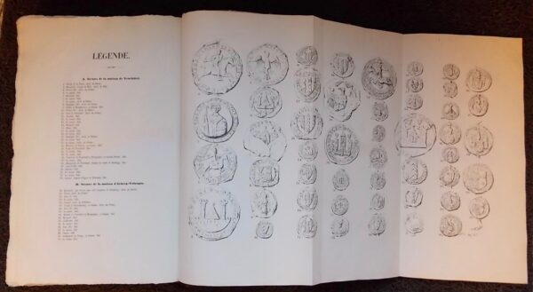 MATILE (George-Auguste) Monuments de l'histoire de Neuchâtel, publiés par les ordres et aux frais de sa Majesté Frédéric Guillaume IV, roi de Prusse, prince souverain de Neuchâtel et Valangin. Neuchâtel, James Attinger, 1844-1848. – Image 3