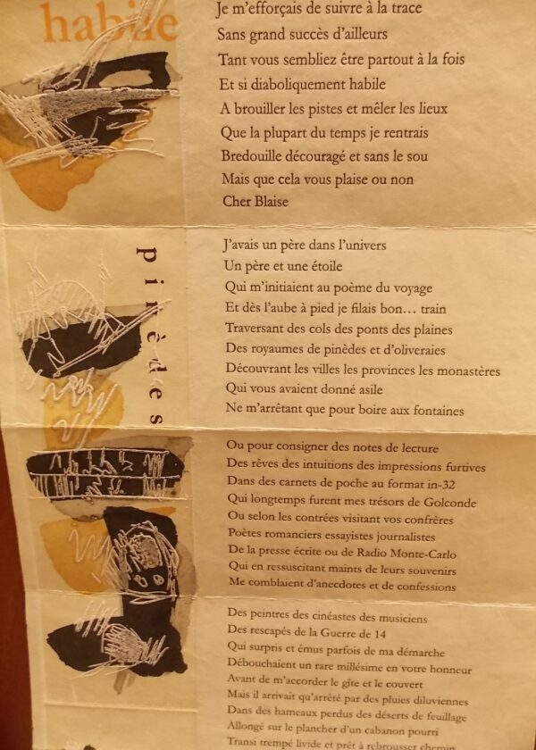 [CENDRARS] - RICHARD (Hughes) & BOURQUIN (Thierry) Cher Blaise. Genève, Editions nomades, 2002. – Image 3
