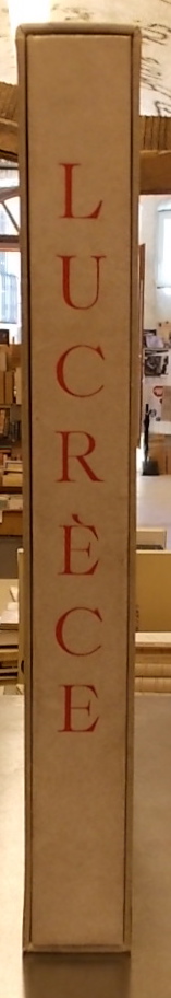 LUCRECE De la nature. Paris, Galerie Le Nouvel Essor, 1934.