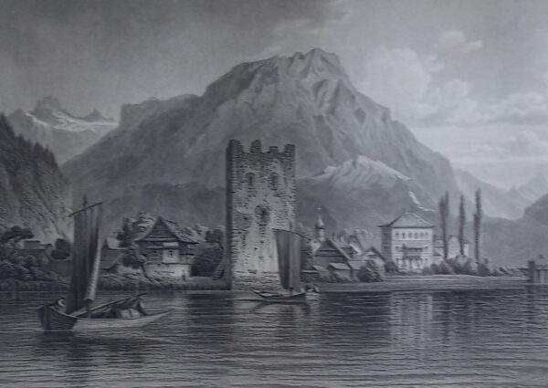 RUNGE (Heinrich) La Suisse. Collection de vues pittoresques avec texte historique-topographique. Darmstadt, Gustave George Langé, 1864-1866. – Image 7