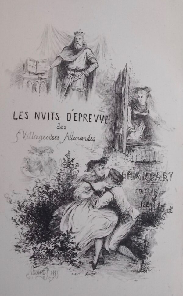 [FISCHER (Friedrich Christoph J.)] LES NUITS D'éPREUVE DES VILLAGEOISES ALLEMANDES AVANT LE MARIAGE. DISSERTATION SUR UN USAGE SINGULIER. Bruxelles, A. Brancart, 1883. – Image 3