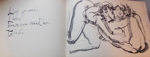 ERNI (Hans) Liebesgedicht. Lausanne, André et Pierre Gonin, 1962. – Image 3