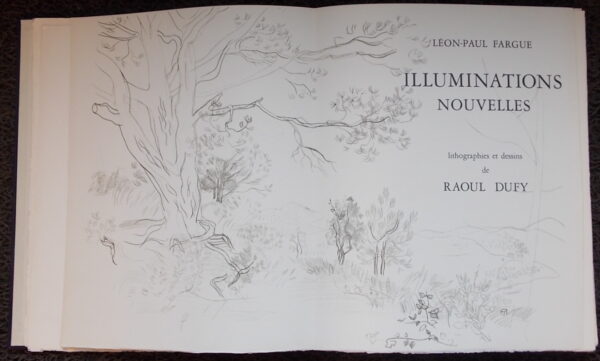 [DUFY] - FARGUE (Léon-Paul) Illuminations nouvelles. Paris, Textes Prétextes, 1953. – Image 2