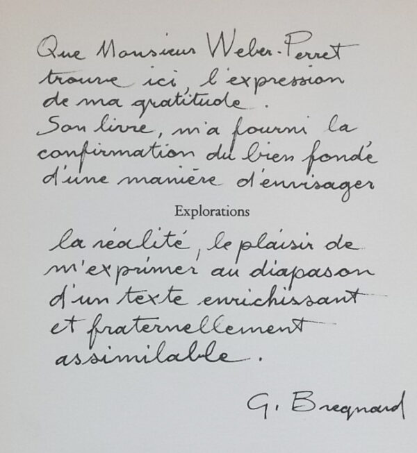 [BREGNARD (Gérard)] - WEBER-PERRET (Myrian) Explorations. Illustrations de Gérard Bregnard. Genève et Moutier, Editions Romandes, 1965. – Image 2
