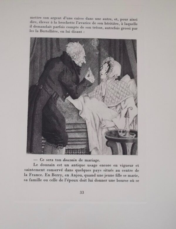 [BERTY (Maurice)] - BALZAC (Honoré de) Eugénie Grandet. Scènes de la vie de province. A Paris, chez l'artiste, 1941. – Image 4