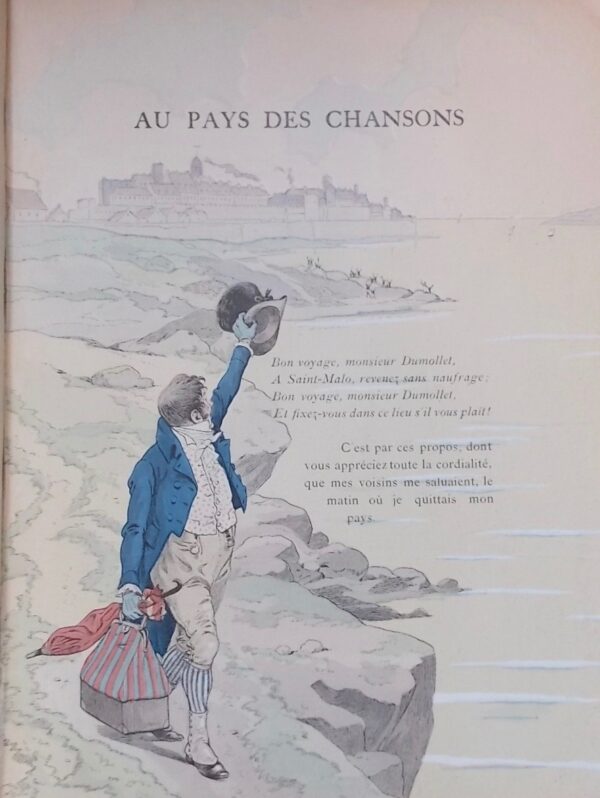MONTORGUEIL (Georges) & JOB Au pays des chansons. Paris, Boivin & Cie, [1912]. – Image 2