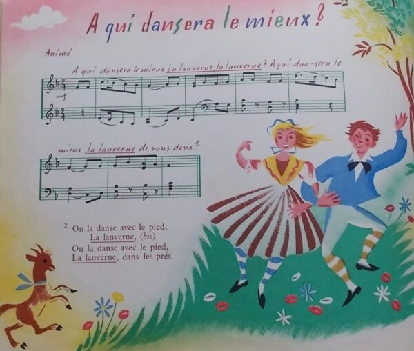 CANTELOUBE (J.) & IVANOWSKY (Elisabeth) Il était un petit homme. Chansons. Tours, Maison Mame, 1952. – Image 2