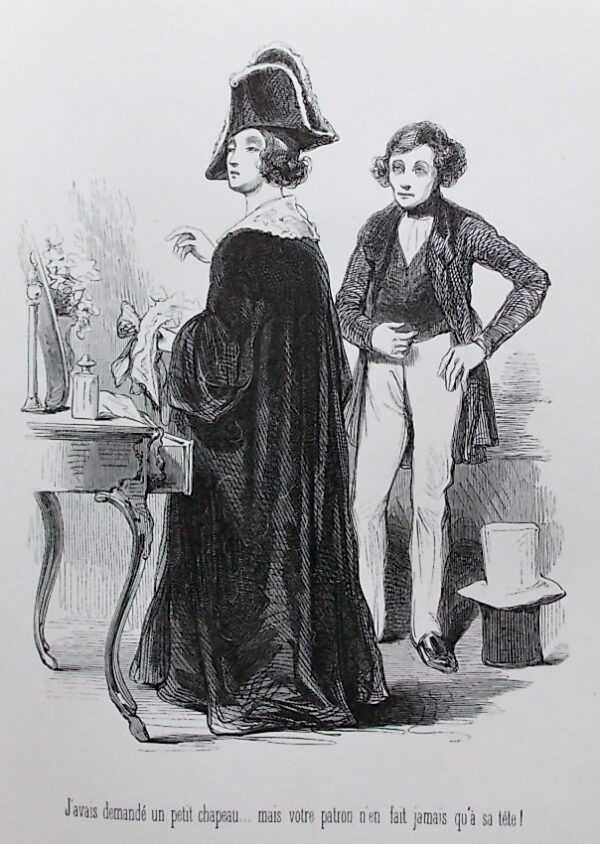 GAVARNI (Sulpice-Guillaume Chevalier, dit) Oeuvres Choisies. Revues, corrigées et nouvellement classées par l'Auteur. - Études de moeurs contemporaines. Paris, Hetzel, 1846-1847. – Image 4
