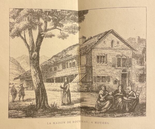 [ROUSSEAU] - BERTHOUD (Fritz) J.-J. Rousseau au Val de Travers (1762-1765). Paris, Fischbacher, 1881. – Image 2