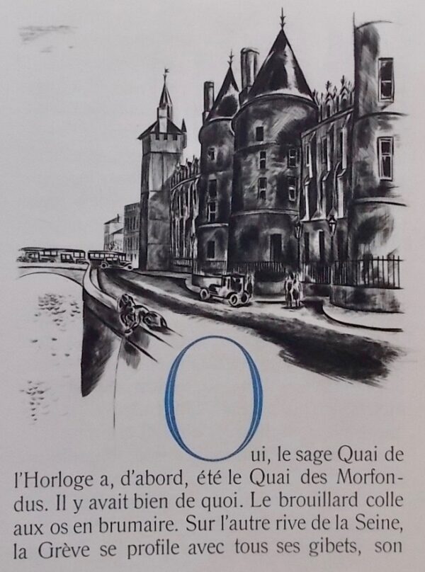 SUARES (André) Cité, nef de Paris. [Paris], Les Bibliophiles du Palais, 1933. – Image 7