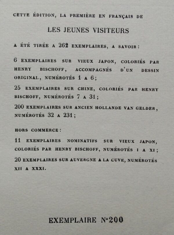 ASHFORD (Daisy) Les jeunes visiteurs. Lausanne, Mermod, 1927. – Image 3