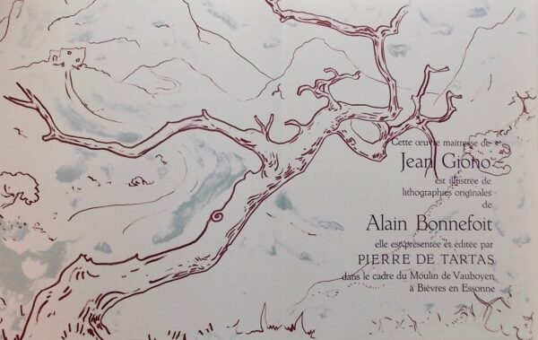 [BONNEFOIT (Alain)] - GIONO (Jean) Les vraies richesses. Paris et Bièvres, Pierre de Tartas, 1980. – Image 6