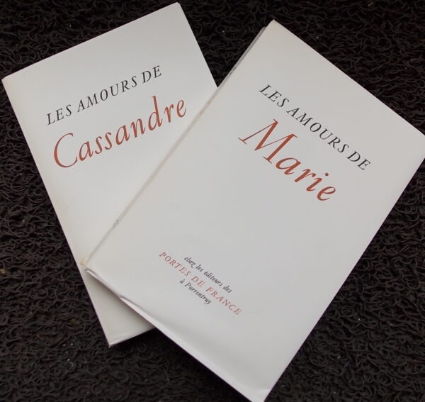 RONSARD (Pierre de) Les Amours de Cassandre - Les Amours de Marie - Les Sonnets pour Hélène. Porrentruy, Aux Portes de France, 1945.