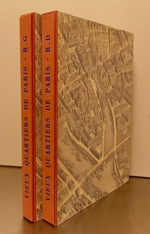 JORGENSEN (Monique) & BOUCHER (François) Vieux quartiers, vieilles maisons de Paris. Rive Gauche et Rive Droite. Paris, Le Livre et l'Estampe - Marcel Daubin, 1948.