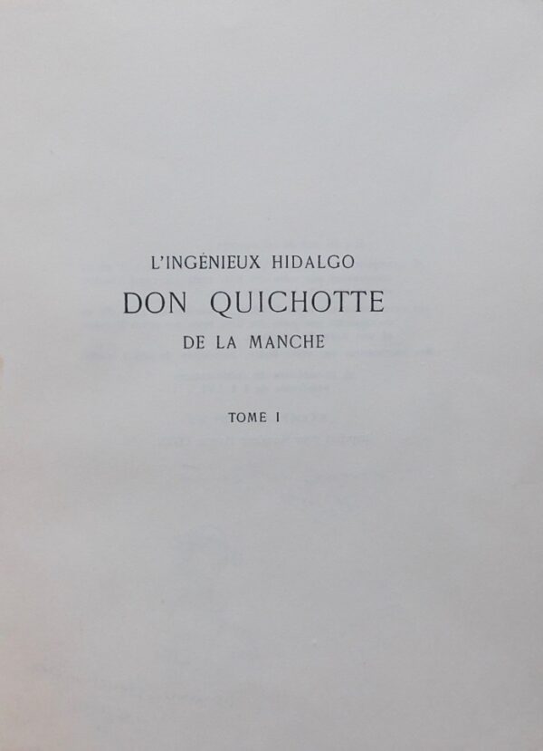 [DUBOUT] - CERVANTES (Miguel de) L'ingénieux Hidalgo Don Quichotte de la Manche. Paris, Sous l'Emblème du Secrétaire, 1938. – Image 3