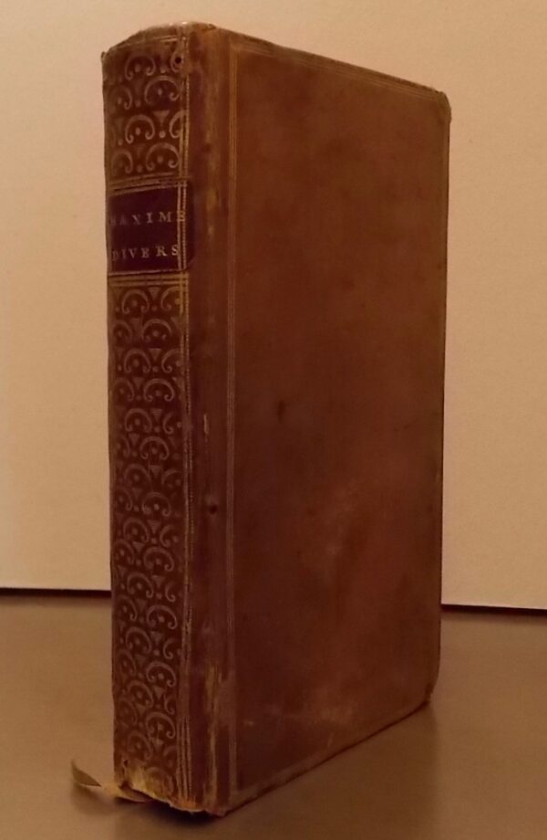 ROUSSEAU (Jean-Jacques) Esprit, maximes, et principes de M. Jean-Jacques Rousseau de Genève. A Neuchâtel, Et en Europe, chez les Libraires Associés, 1764.