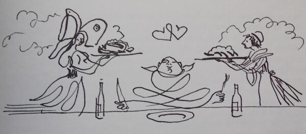 MONTANDON (Jacques) / NORTH (Marcel) Neuchâtel à table. Légende, histoire et vérité de la gourmandise en pays de Neuchâtel. Neuchâtel, Ides et Calendes, 1973. – Image 2
