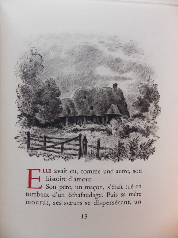 FLAUBERT (Gustave) Un coeur simple. Sans lieu, Aux dépens de l'Artiste, 1950. – Image 2