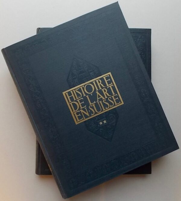 GANTNER (Joseph) Histoire de l'art en Suisse. Vol. I: Des origines à la fin de l'époque romaine. Vol. II: L'art gothique. Neuchâtel, Victor Attinger, 1941-1946. – Image 6