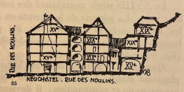 BEGUIN (Jacques) Architecture neuchâteloise. Neuchâtel, La Baconnière (coll. Cahiers de l'Institut Neuchâtelois), 1942. – Image 3