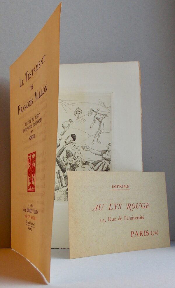 [NORTH] - VILLON (François) Le Testament. Paris, Robert Télin, 1929. – Image 5