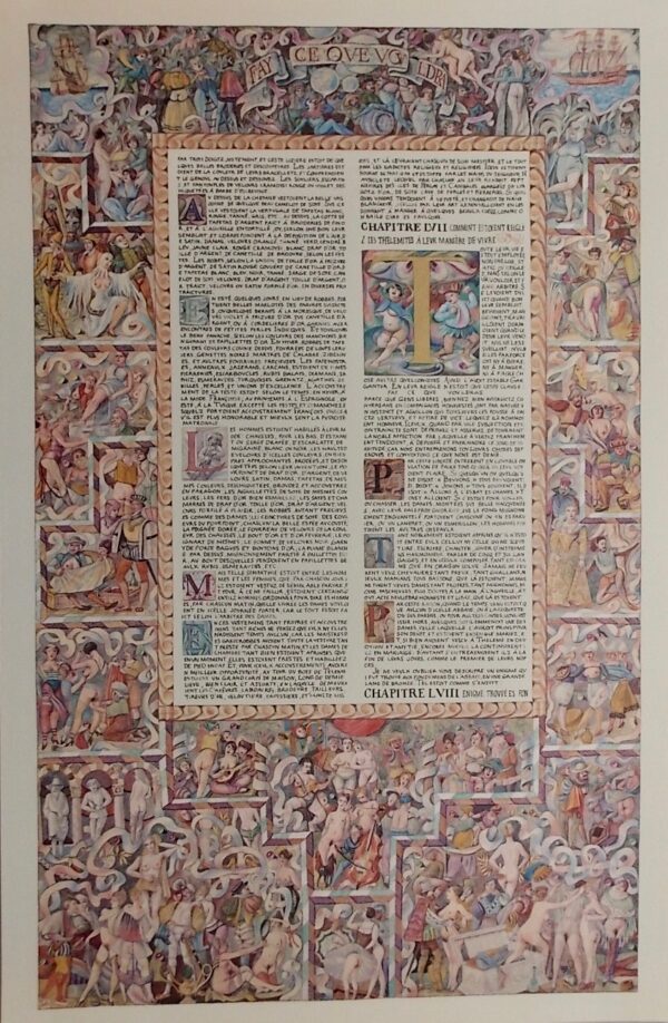HUMBERT (Charles) - RABELAIS (François) Gargantua de Rabelais. La Chaux-de-Fonds, Editions Lux, 1980. – Image 4