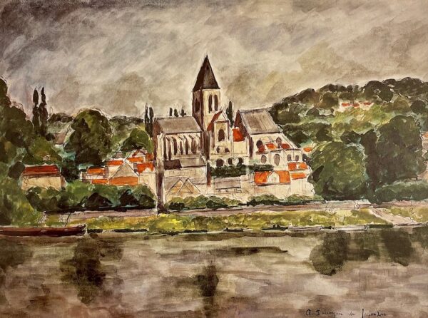 [DUNOYER DE SEGONZAC] - PASSERON (Roger) Dunoyer de Segonzac, aquarelles. Neuchâtel, Ides et Calendes, 1976. – Image 3