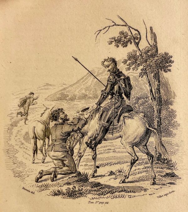 CERVANTES SAAVEDRA (Miguel de) L'ingénieux chevalier Don Quixote de la Manche. Paris, Desoer, 1821. – Image 3