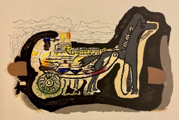 [BRAQUE] - MOURLOT (Fernand) & PONGE (Francis) Braque lithographe. Paris, André Sauret, 1963. – Image 3