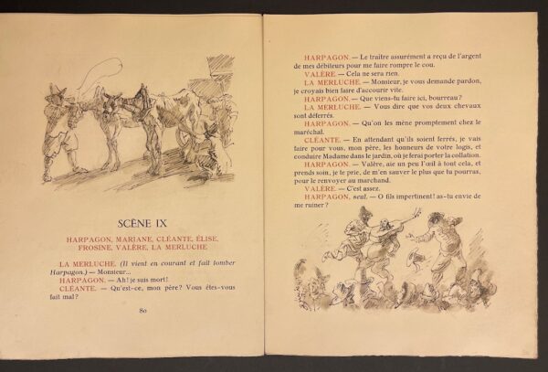 MOLIERE L'avare. [Paris], aux dépens de l'artiste - Les Bibliophiles Franco-Suisses, 1942. – Image 3